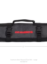 Go Rhino Xventure Gear Wrench Roll Large Grey Canvas Tool Storage with Limited Lifetime Warranty                                     - XG1040-01 - Image 2