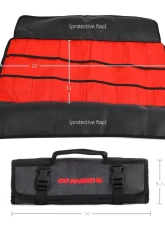 Go Rhino Xventure Gear Wrench Roll Large Grey Canvas Tool Storage with Limited Lifetime Warranty                                     - XG1040-01 - Image 3