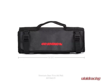 Go Rhino Xventure Gear First Aid Roll, Grey Waxed Canvas, Limited Lifetime Warranty - XG1060-01