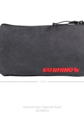 Go Rhino Xventure Gear Zippered Pouch - Grey Waxed Canvas, Limited Lifetime Warranty                                     - XG1090-01 - Image 2