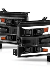 Anzo USA LED Projector Headlight (Driver Side) Chevrolet Silverado 1500 2019-2022                                     - 111566-L - Image 2