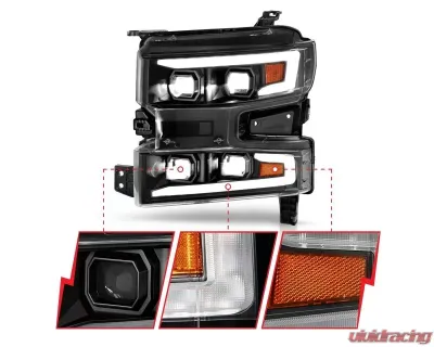 Anzo USA LED Projector Headlight (Driver Side) Chevrolet Silverado 1500 2019-2022 - 111566-L