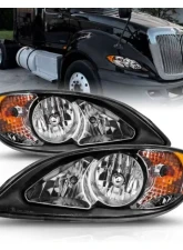 Anzo USA Crystal Headlights Black Housing (OE Replacement) International Prostar 2008-2016                                     - 131032 - Image 5