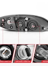 Anzo USA Crystal Headlights Black Housing (OE Replacement) International Prostar 2008-2016                                     - 131032 - Image 5