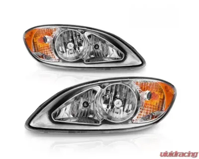Anzo Crystal Headlights Chrome Housing International Prostar 2008-2016 - 131033