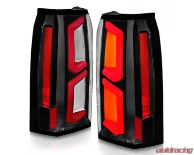 Anzo USA LED Tail Lights w/ Light Bar Black Housing Clear Lens Chevrolet Tahoe|Suburban 2015-2020 - 311374