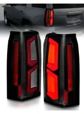 Anzo USA LED Tail Lights w/ Light Bar Black Housing Smoke Lens Chevrolet Tahoe|Suburban 2015-2020                                     - 311375 - Image 7
