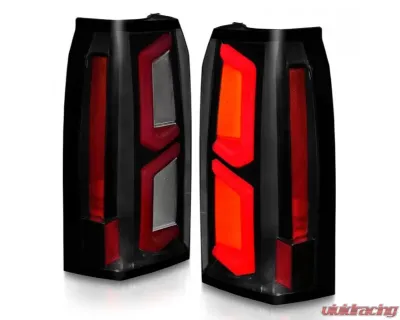 Anzo USA LED Tail Lights w/ Light Bar Black Housing Smoke Lens Chevrolet Tahoe|Suburban 2015-2020 - 311375