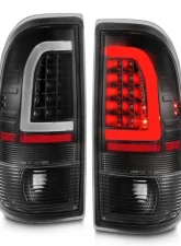 Anzo USA LED Tail Lights w/ Light Bar Black Housing Clear Lens Ford F-150|F-250|F-350|F-450 1997-2007                                     - 311377 - Image 2