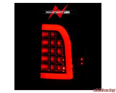 Anzo USA LED Tail Lights w/ Light Bar Black Housing Clear Lens Ford F-150|F-250|F-350|F-450 1997-2007 - 311377