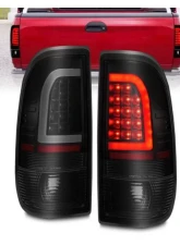 Anzo USA LED Tail Lights w/ Light Bar Black Housing Smoke Lens Ford F-150|F-250|F-350|F-450 1997-2007                                     - 311378 - Image 6