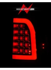 Anzo USA LED Tail Lights w/ Light Bar Black Housing Smoke Lens Ford F-150|F-250|F-350|F-450 1997-2007                                     - 311378 - Image 6