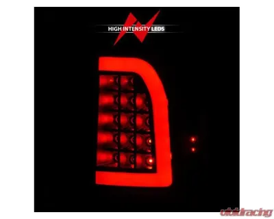 Anzo USA LED Tail Lights w/ Light Bar Black Housing Smoke Lens Ford F-150|F-250|F-350|F-450 1997-2007 - 311378