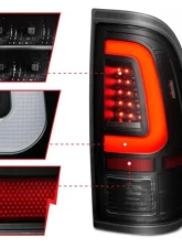 Anzo USA LED Tail w/ Lights Bar Black Housing Smoke Lens Ford F-250|F-350 |F-450|F-550 2008-2016                                     - 311379 - Image 3
