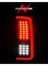 Anzo USA LED Tail Lights w/ Light Bar Black Housing Smoke Chevrolet Silverado1500 | 2500 | 3500 2007-2013                                     - 311381 - Image 6