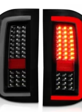 Anzo USA LED Tail Lights w/ Light Bar Black Housing Smoke Chevrolet Silverado1500 | 2500 | 3500 2007-2013                                     - 311381 - Image 7
