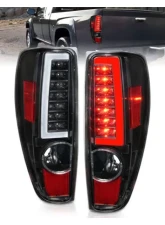 Anzo USA LED Tail Lights w/ Light Bar Black Housing Chevrolet|GMC 2004-2012                                     - 311382 - Image 6