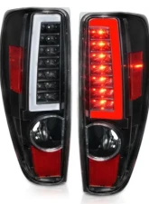 Anzo USA LED Tail Lights w/ Light Bar Black Housing Chevrolet|GMC 2004-2012                                     - 311382 - Image 5