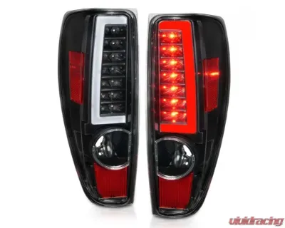 Anzo USA LED Tail Lights w/ Light Bar Black Housing Chevrolet|GMC 2004-2012 - 311382