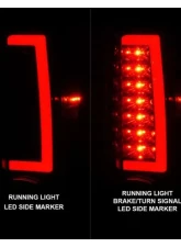 Anzo USA LED Tail Lights w/ Light Bar Black Housing Chevrolet|GMC 2004-2012                                     - 311382 - Image 6