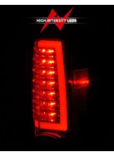 Anzo USA LED Tail Lights w/ Light Bar Chrome Housing Red/Clear Chevrolet|GMC 2004-2012                                     - 311384 - Image 6