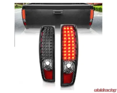 Anzo USA LED Tailights G2 - Black Chevrolet|GMC 2004-2010 - 311385