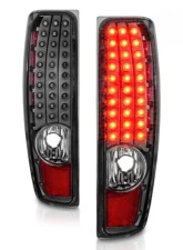 Anzo USA LED Tailights G2 - Black Chevrolet|GMC 2004-2010                                     - 311385 - Image 4
