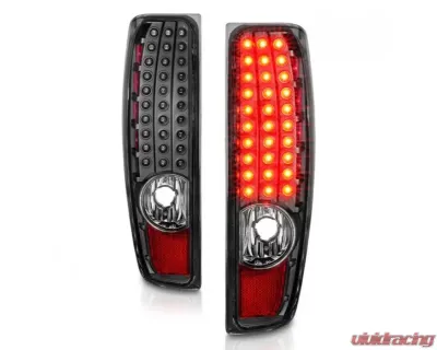 Anzo USA LED Tailights G2 - Black Chevrolet|GMC 2004-2010 - 311385