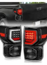 Anzo USA Full LED Tailights Black Housing Clear Lens G2 (w/C Light Bars) Toyota Tundra 2007-2013                                     - 311386 - Image 7