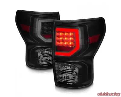 Anzo USA Full LED Tailights Black Housing Smoke Lens G2 (w/C Light Bars) Toyota Tundra 2007-2013 - 311387