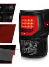 Anzo USA Full LED Tailights Black Housing Smoke Lens G2 (w/C Light Bars) Toyota Tundra 2007-2013                                     - 311387 - Image 4