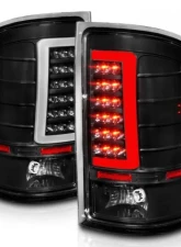 Anzo USA LED Tail Lights w/ Light Bar Black Housing Clear Lens GMC Sierra 2007-2013                                     - 311388 - Image 6