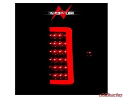 Anzo USA LED Tail Lights w/ Light Bar Black Housing Smoke Lens GMC Sierra 2007-2013 - 311389