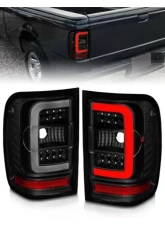 Anzo USA LED Taillights - Black Housing w/ Smoke Lens & Light Bar Ford Ranger 2001-2011                                     - 311391 - Image 7