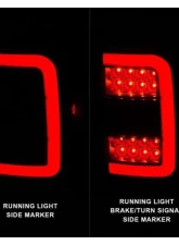 Anzo USA LED Taillights - Black Housing w/ Smoke Lens & Light Bar Ford Ranger 2001-2011                                     - 311391 - Image 2