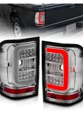 Anzo USA LED Tail Lights w/ Light Bar Chrome Housing Clear Lens Ford Ranger 2001-2011                                     - 311392 - Image 7