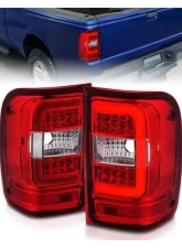 Anzo USA LED Tail Lights w/ Light Bar Chrome Housing Red/Clear Lens Ford  Ranger 2001-2011                                     - 311393 - Image 7