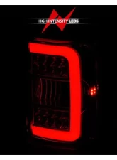 Anzo USA LED Tail Lights w/ Light Bar Chrome Housing Red/Clear Lens Ford  Ranger 2001-2011                                     - 311393 - Image 6
