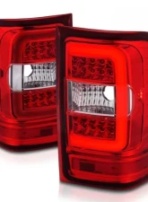 Anzo USA LED Tail Lights w/ Light Bar Chrome Housing Red/Clear Lens Ford  Ranger 2001-2011                                     - 311393 - Image 7
