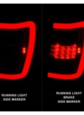 Anzo USA LED Tail Lights w/ Light Bar Black Housing Smoke Lens Jeep Grand Cherokee 1999-2004                                     - 311395 - Image 5