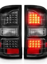 Anzo USA LED Tail Lights Black Housing Clear Lens GMC Sierra 2014-2018                                     - 311397 - Image 6