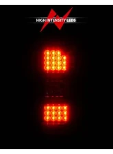 Anzo USA LED Tail Lights Black Housing Clear Lens GMC Sierra 2014-2018                                     - 311397 - Image 7
