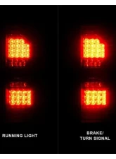 Anzo USA LED Tail Lights Black Housing Smoke Lens GMC Sierra 2014-2018                                     - 311398 - Image 5