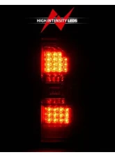 Anzo USA LED Tail Lights Black Housing Red/Clear Lens  GMC Sierra 2014-2018                                     - 311399 - Image 7