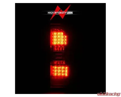 Anzo USA LED Tail Lights Black Housing Red/Clear Lens  GMC Sierra 2014-2018 - 311399