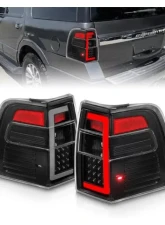 Anzo USA LED Taillights w/ Light Bar Black Housing Clear Lens Ford Expedition 2007-2017                                     - 311408 - Image 7