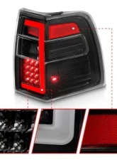Anzo USA LED Taillights w/ Light Bar Black Housing Clear Lens Ford Expedition 2007-2017                                     - 311408 - Image 3
