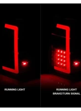 Anzo USA LED Taillights w/ Light Bar Black Housing Smoke Lens Ford Expedition 2007-201                                     - 311409 - Image 2