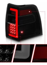 Anzo USA LED Taillights w/ Light Bar Black Housing Smoke Lens Ford Expedition 2007-201                                     - 311409 - Image 3