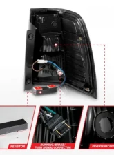 Anzo USA LED Taillights w/ Light Bar Black Housing Smoke Lens Ford Expedition 2007-201                                     - 311409 - Image 5